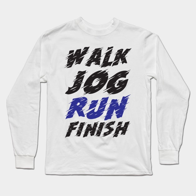 Running - Marathon Long Sleeve T-Shirt by CRE4TIX